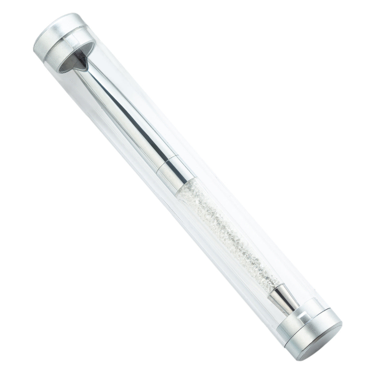Wholesale 20PCS Acrylic Cylinder Transparent Crystal Pen Case Pen Packaging Box
